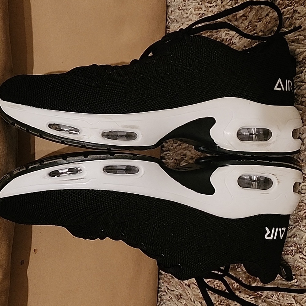 Black and White Air Sneakers